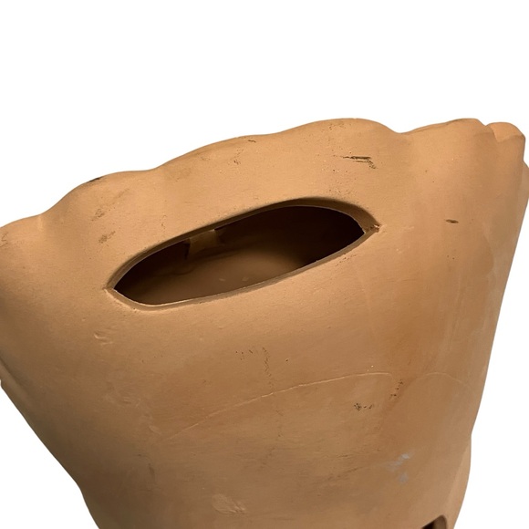 Vintage Ceramic Nativity Tan Tea Light Holder - Picture 7 of 10